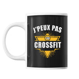 Mug crossfit j'peux pas Noir - Planetee