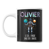 Mug Prénom Olivier Univers - Planetee