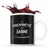 Mug Propriété de Sabine - Planetee