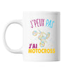 Mug Motocross j'peux pas Blanc - Planetee