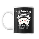Mug Carte Octogénaire Homme 80 ans - Planetee