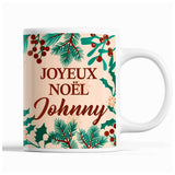 Tasse Noël Johnny Beige - Planetee