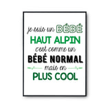 Affiche fier d'être Haut Alpin - Planetee