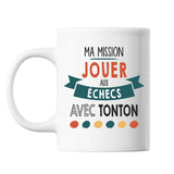 Mug Ma mission Échecs avec Tonton - Planetee