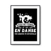 Affiche Danse classique Légende Athlète - Planetee