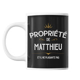 Mug Propriété de Matthieu - Planetee