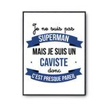 Affiche Je ne suis pas Superman, je suis Chanteur - Planetee