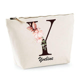 Trousse Yveline Lettre fleur - Planetee