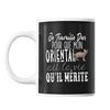 Mug Chart Oriental Je travaille dur - Planetee