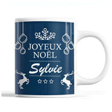 Tasse Noël Sylvie Bleu - Planetee