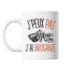 Mug Brocante j'peux pas Blanc - Planetee