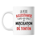 Mug La Petite Assistante de Musculation de Tonton - Planetee