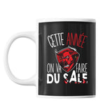 Mug Féria faire du sale j'peux pas Noir - Planetee