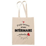 Sac Tote Bag Petit Bazar d'une Intérimaire adorée - Planetee