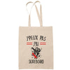 Sac Tote Bag J'peux pas Signe vierge beige - Planetee