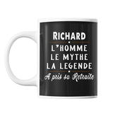 Mug Richard départ retraite - Planetee