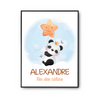 Affiche Alexandre bébé Panda Roi des Câlins - Planetee