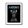 Affiche Prénom Antoine Univers - Planetee