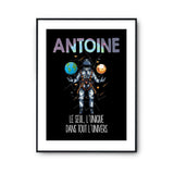 Affiche Prénom Antoine Univers - Planetee