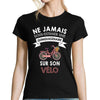 T-shirt femme vélo quinquagénaire - Planetee