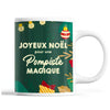 Tasse Noël Pompiste femme Vert - Planetee