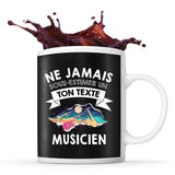 Mug personnalisable musicien Prénom Métier Age tasse pour Musicien - Planetee