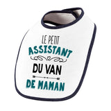 Bavoir bébé garçon Le Petit Assistant du Van de Maman - Planetee