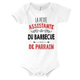 Body bébé La Petite Assistante du Barbecue de Parrain - Planetee