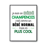 Affiche fier d'être Champenois - Planetee