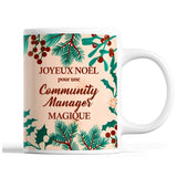 Tasse Noël Community Manager femme Beige - Planetee