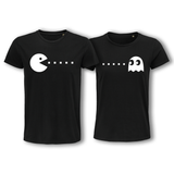 T-shirt couple Pacman and Ghost - Planetee