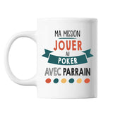 Mug Ma mission Poker avec Parrain - Planetee