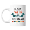 Mug Ma mission Voyage avec Mamie - Planetee