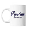 Mug Pipelette Blanc - Planetee