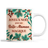Tasse Noël Belle-Maman femme Beige - Planetee
