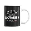 Mug Homme Douanier Meilleur de France | Tasse Noire métier - Planetee