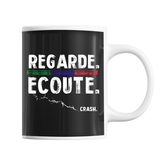 Mug Regarde Ecoute | Référence Orelsan - Planetee