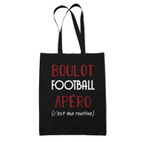 Sac Tote Bag Football C'est ma Routine - Planetee