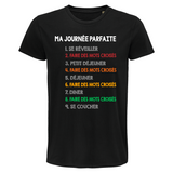 T-shirt Homme Mots Croisés Journée Parfaite - Planetee