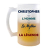 Chope de bière Christopher Mythe Légende - Planetee