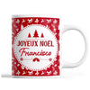 Tasse Noël Francisco Rouge - Planetee