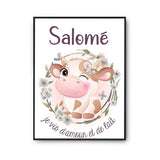 Affiche Salomé Amour et Biberon de Lait Vache - Planetee