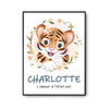 Affiche Charlotte Amour Pur Tigre - Planetee