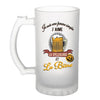 Chope de bière pour Femme Spéléologie et Bière | Verre à bière pinte Cadeau Apéro Humour alcool et sport pour Spéléologue - Planetee