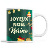 Tasse Noël Karine Vert - Planetee