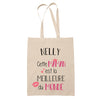 Tote Bag Nelly Meilleure Maman - Planetee