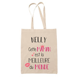 Tote Bag Nelly Meilleure Maman - Planetee