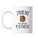 Mug Roman lire j'peux pas Blanc - Planetee