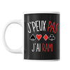 Mug Rami j'peux pas Noir - Planetee