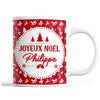 Tasse Noël Philippe Rouge - Planetee